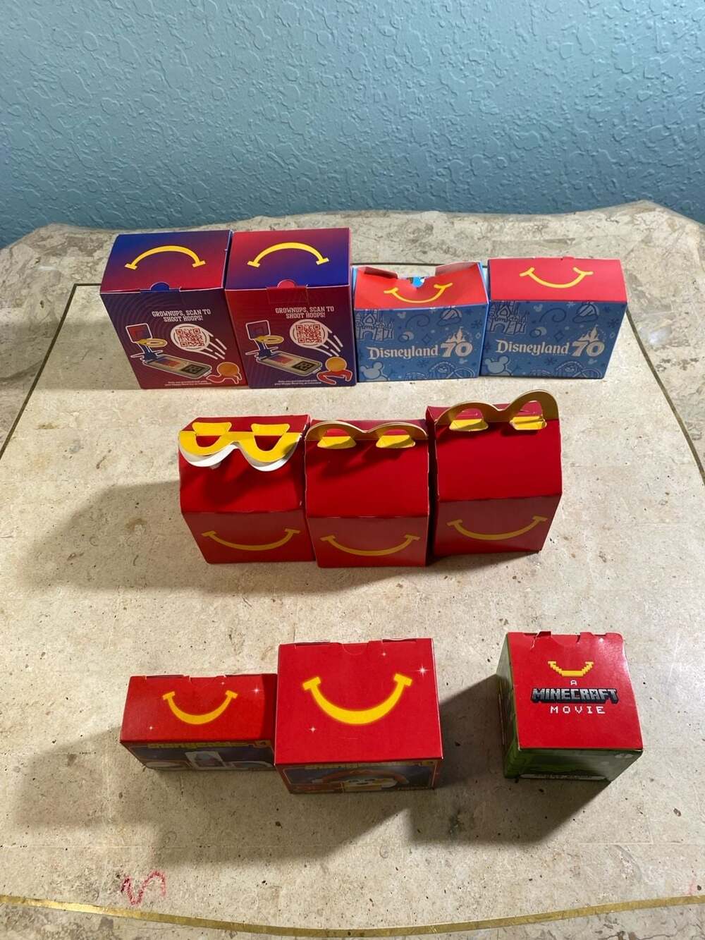 Happy Meal Toy Collection - Assorted Boxes (Changeables, Minecraft, Disneyland